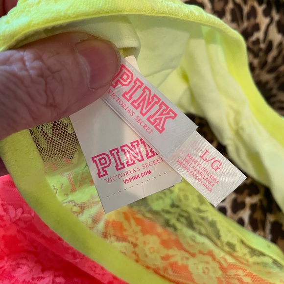 NWT Lot of 3 PINK Victoria’s Secret Bandeaus Large - Picture 5 of 5